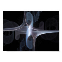 Fractal in blauw en grijs