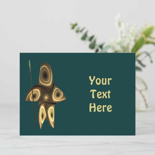 Fractal Inuit Hunter (Staand voorkant)