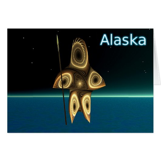 Fractal Inuit Hunter (Voorkant Horizontaal)