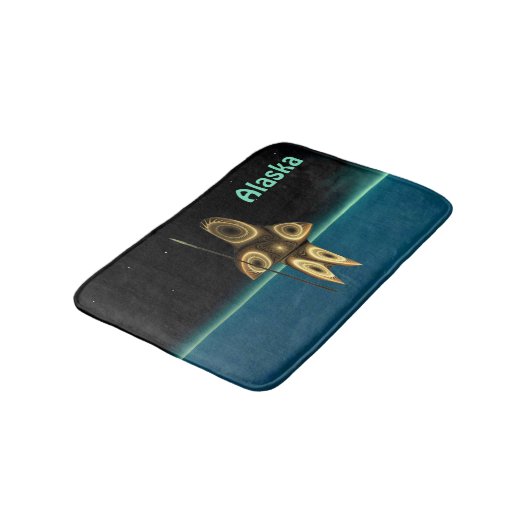 Fractal Inuit Hunter - Alaska Badmat (Gekanteld)