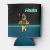 Fractal Inuit Hunter - Alaska Blikjeskoeler (Voorkant)