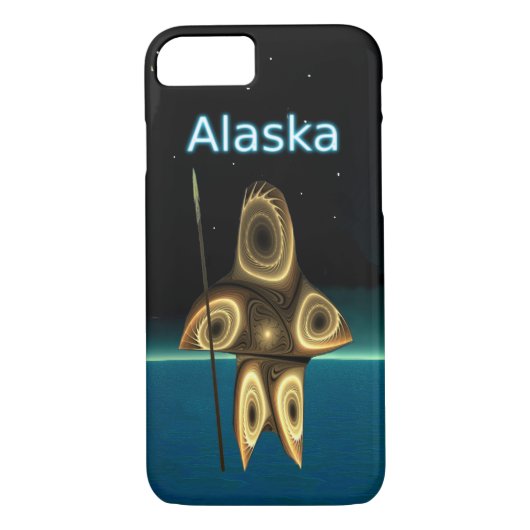 Fractal Inuit Hunter - Alaska Case-Mate iPhone Case (Achterkant)