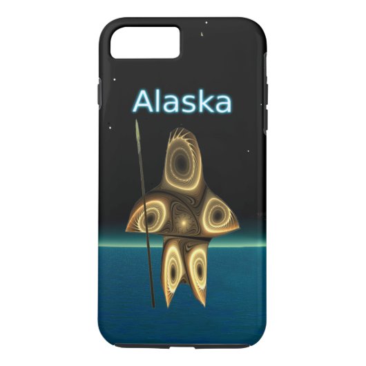 Fractal Inuit Hunter - Alaska Case-Mate iPhone Case (Achterkant)