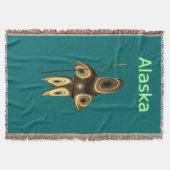 Fractal Inuit Hunter - Alaska Deken (Voorkant)