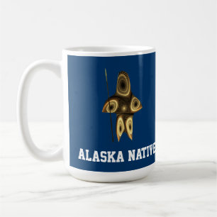 Fractal Inuit Hunter - Alaska Native Koffiemok