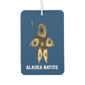 Fractal Inuit Hunter - Alaska Native Luchtverfrisser (Voorkant)