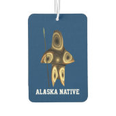 Fractal Inuit Hunter - Alaska Native Luchtverfrisser (Achterkant)