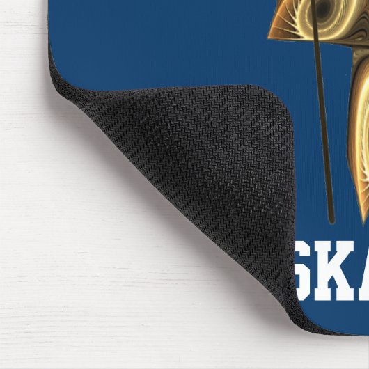 Fractal Inuit Hunter - Alaska Native Muismat (Hoek)