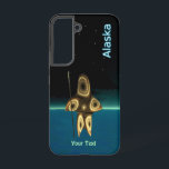 Fractal Inuit Hunter - Alaska OtterBox iPhone Case Samsung Galaxy Hoesje<br><div class="desc">Een bruin getint fractaal afbeelding suggereert een zeer gestileerde Inuit jager, het dragen van traditionele bontkleding, met een harpoen met een ivoren kop. Het afbeelding is geplaatst op een achtergrond die de donkere poolwinter weergeeft. Tekst lezen "Alaska" verschijnt ook in gloeiend blauw en wit. Aanpassen door uw eigen extra tekst...</div>