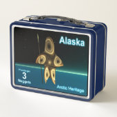 Fractal Inuit Hunter - Alaska Postage (Achterkant)
