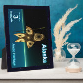 Fractal Inuit Hunter - Alaska Postage Fotoplaat (Zijkant)