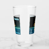 Fractal Inuit Hunter - Alaska Postage Glas (Rechts)