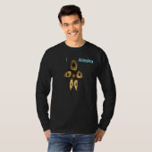 Fractal Inuit Hunter - Alaska T-shirt (Voorkant volledig)