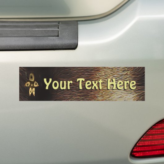 Fractal Inuit Hunter Bumpersticker (Op auto)