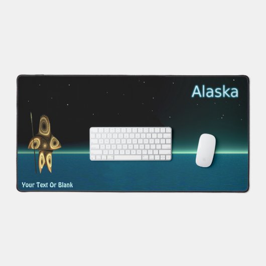 Fractal Inuit Hunter Bureaumat (Keyboard & Muis)