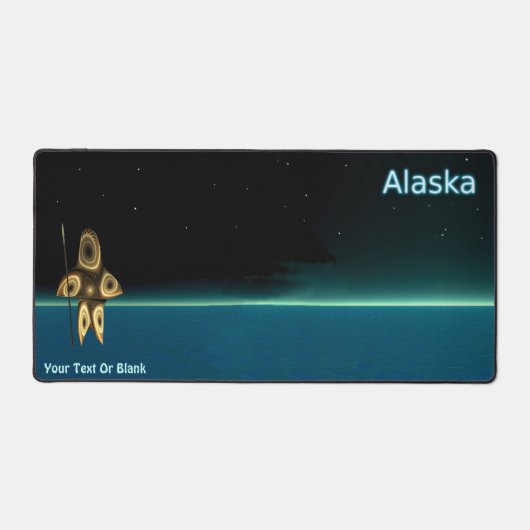 Fractal Inuit Hunter Bureaumat (Voorkant)