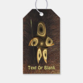 Fractal Inuit Hunter Cadeaulabel (Voorkant)