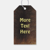 Fractal Inuit Hunter Cadeaulabel (Achterkant)