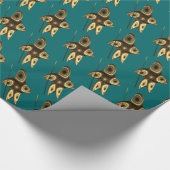 Fractal Inuit Hunter Cadeaupapier (Hoek)