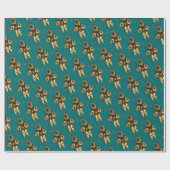 Fractal Inuit Hunter Cadeaupapier (Vlak)