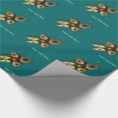 Fractal Inuit Hunter Cadeaupapier (Hoek)