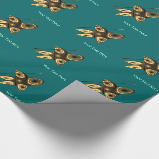 Fractal Inuit Hunter Cadeaupapier (Hoek)