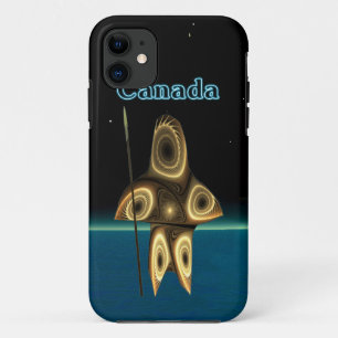 Fractal Inuit Hunter - Canada iPhone 11 Hoesje