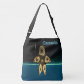 Fractal Inuit Hunter - Canada Crossbody Tas (Achterkant)