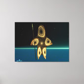 Fractal Inuit Hunter Canvas Afdruk (Voorkant)