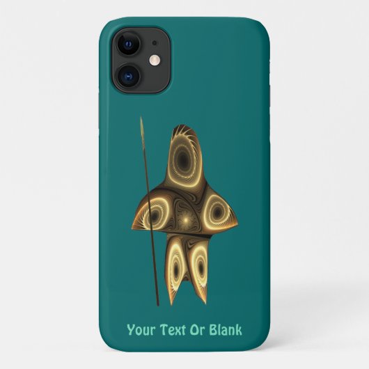 Fractal Inuit Hunter Case-Mate iPhone Case (Achterkant)