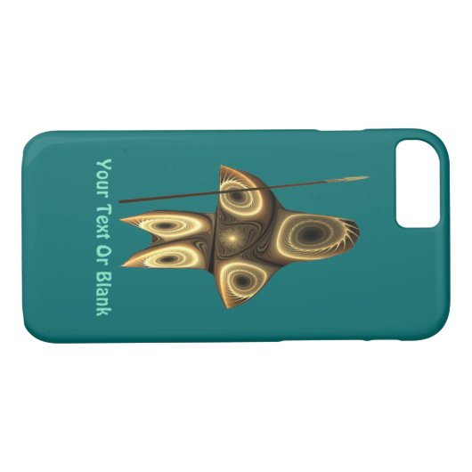 Fractal Inuit Hunter Case-Mate iPhone Case (Achterkant (Horizontaal))