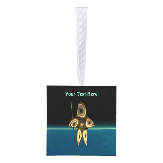 Fractal Inuit Hunter Decoratie (Rechts)