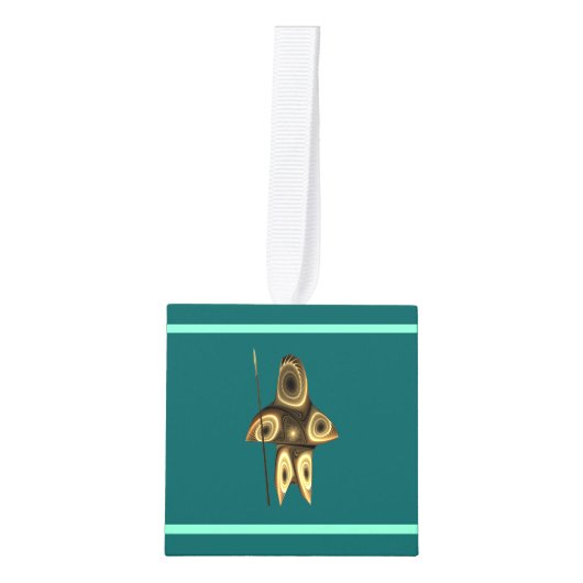 Fractal Inuit Hunter Decoratie (Voorkant)