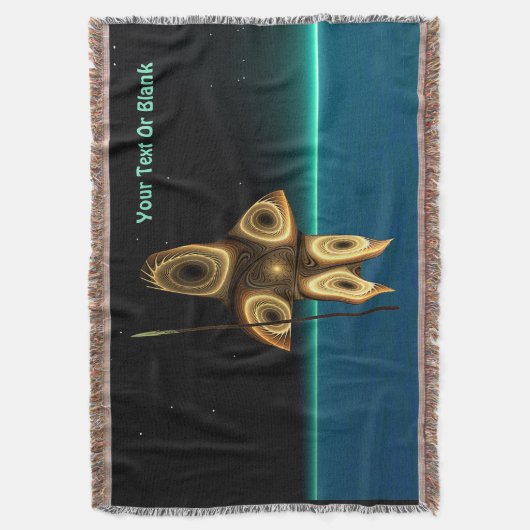 Fractal Inuit Hunter Deken (Voorkant Verticaal)