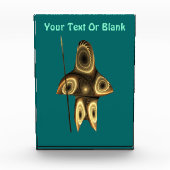 Fractal Inuit Hunter Fotoblokken (Voorkant)