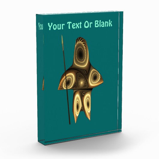 Fractal Inuit Hunter Fotoblokken (Links)