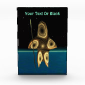 Fractal Inuit Hunter Fotoblokken (Voorkant)