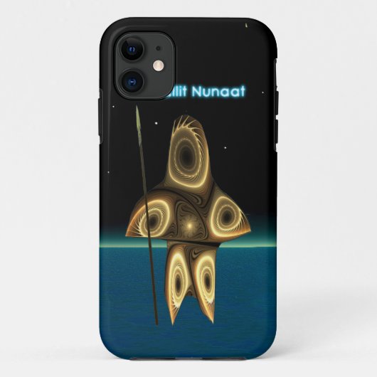 Fractal Inuit Hunter - Groenland Case-Mate iPhone Case (Achterkant)