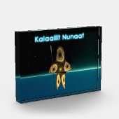 Fractal Inuit Hunter - Groenland Fotoblokken (Links)