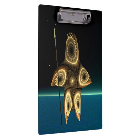Fractal Inuit Hunter Klembord (Rechts)