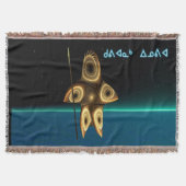 Fractal Inuit Hunter - Kuvianak Innovia Deken (Voorkant)