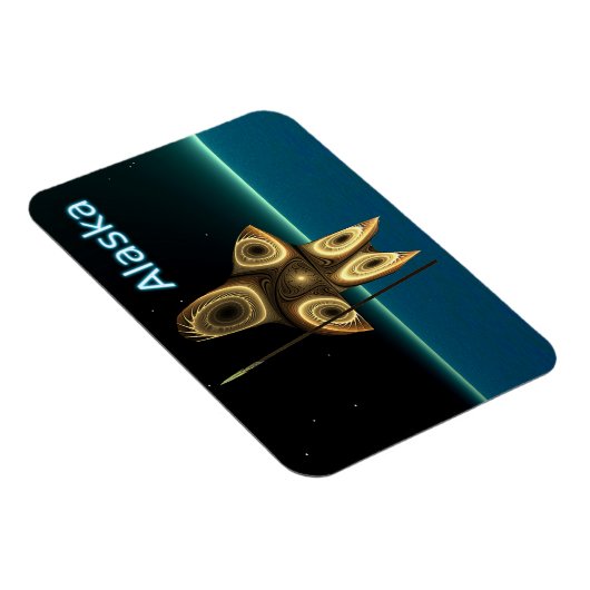 Fractal Inuit Hunter Magneet (Rechterzijde)