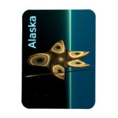 Fractal Inuit Hunter Magneet (Verticaal)