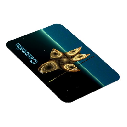 Fractal Inuit Hunter Magneet (Rechterzijde)