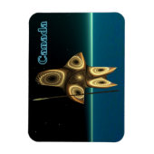 Fractal Inuit Hunter Magneet (Verticaal)