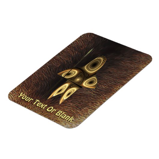 Fractal Inuit Hunter Magneet (Linkerzijde)