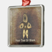 Fractal Inuit Hunter Metalen Ornament (Links)