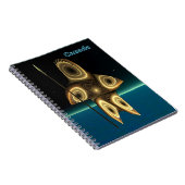 Fractal Inuit Hunter Notitieboek (Rechterzijde)