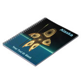 Fractal Inuit Hunter Notitieboek (Linkerzijde)