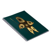 Fractal Inuit Hunter Notitieboek (Rechterzijde)